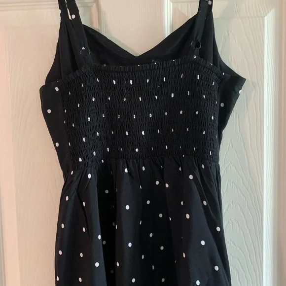 Old Navy Black & White Polka Dot Dress - Picture 4 of 5